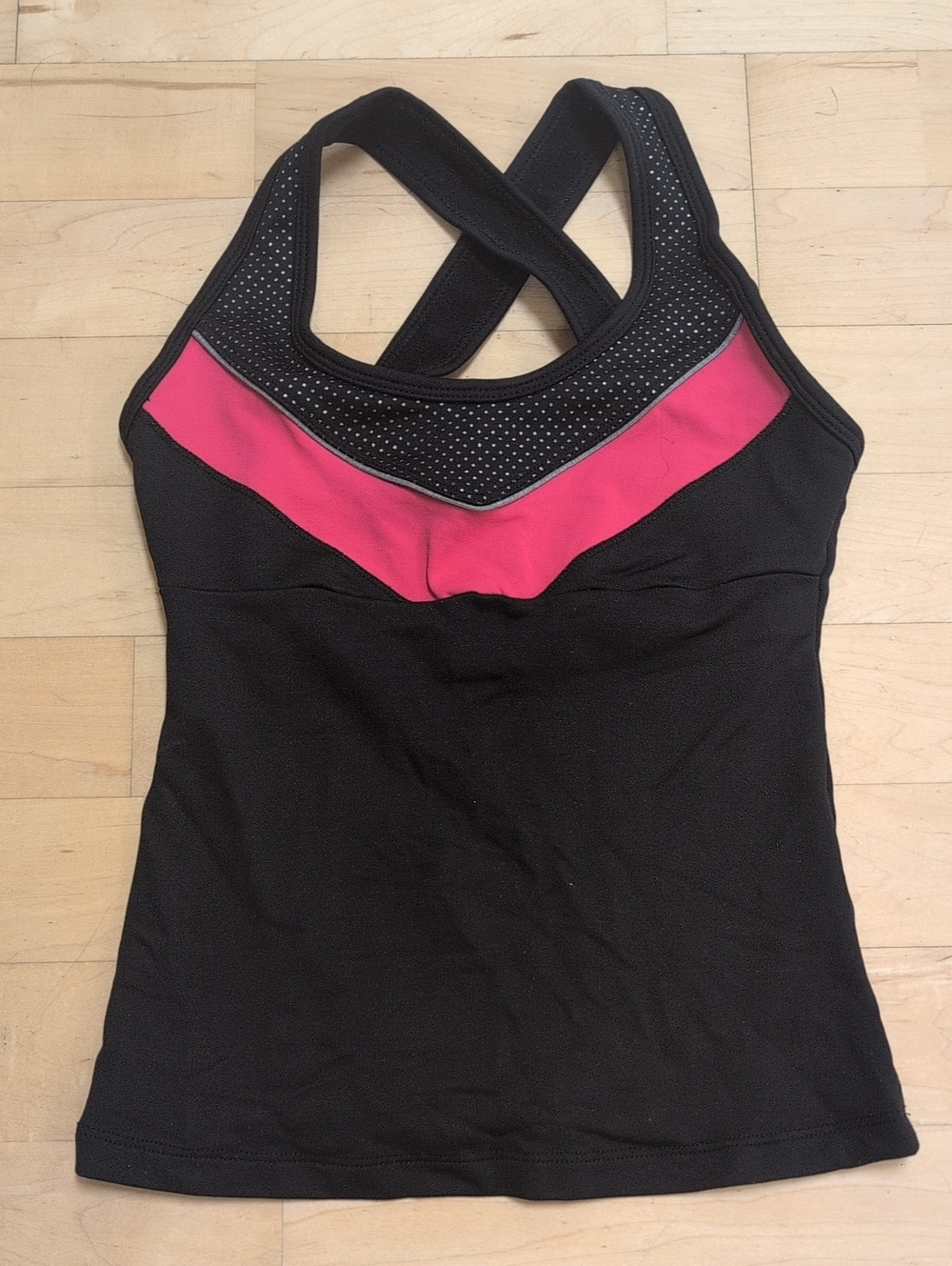 PH8 Women's Racerback Tank Black & Pink XS